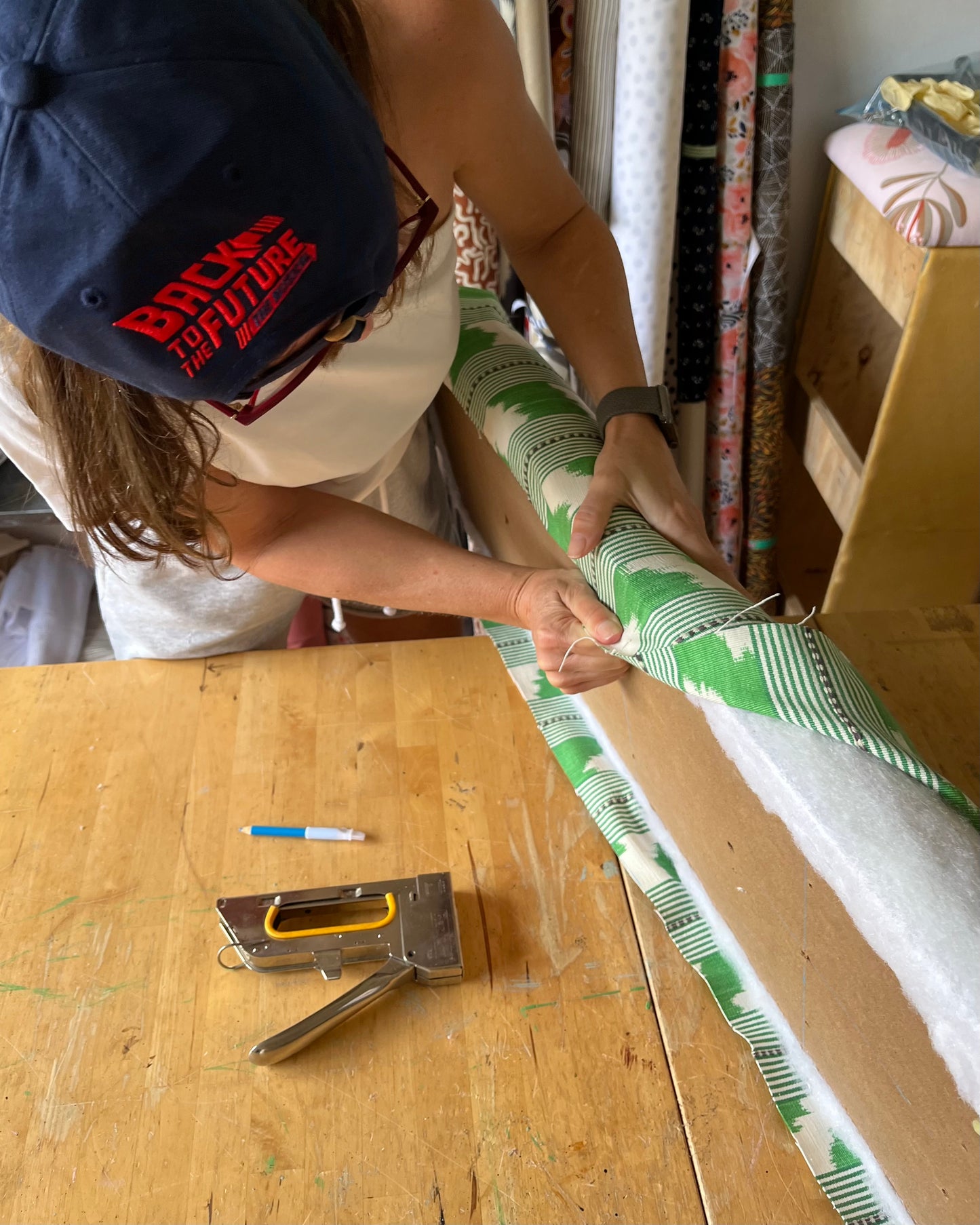 BAMBOO BENCH UPHOLSTERY WORKSHOP (with storage)
