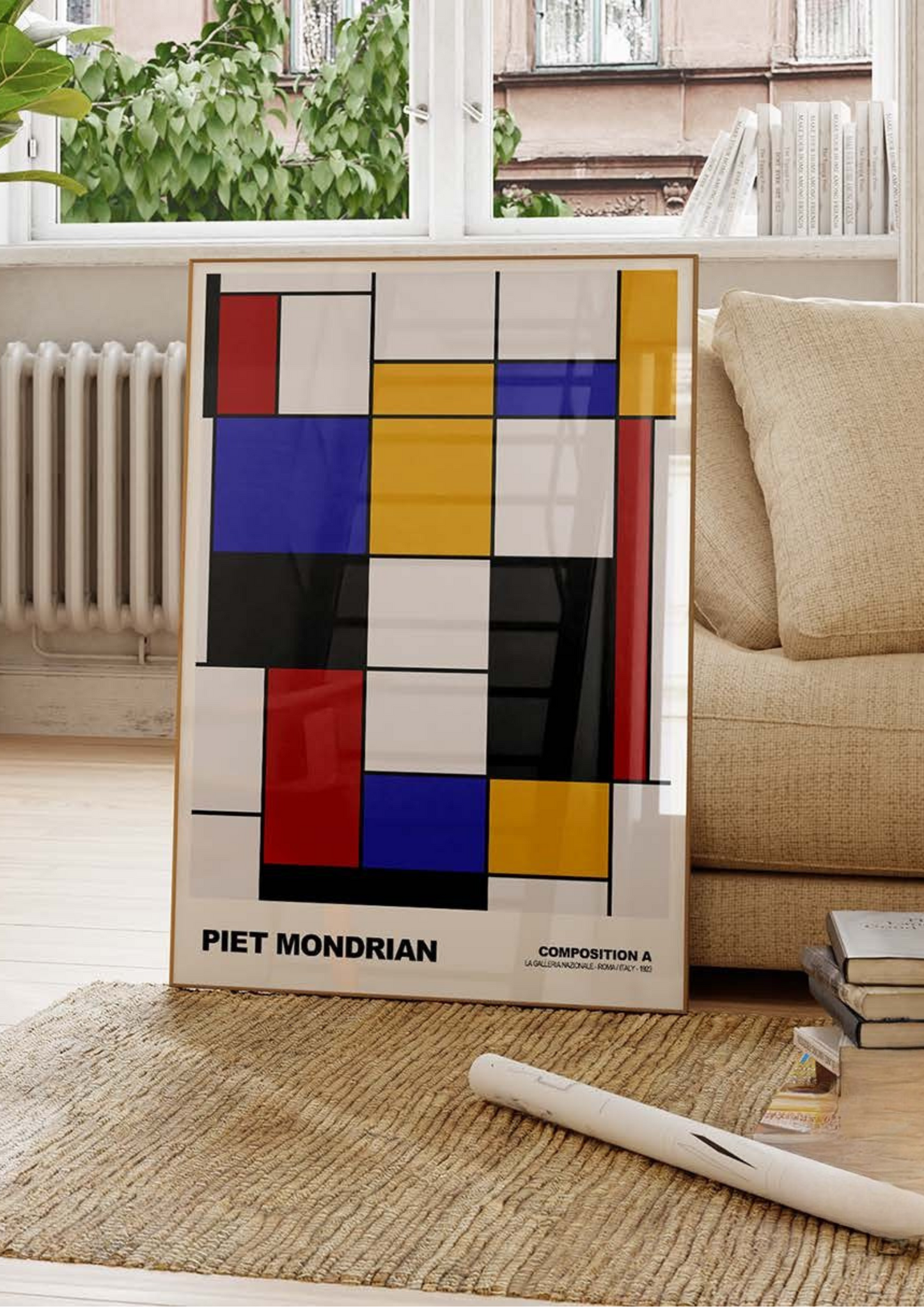 PIET MONDRIAN COMPOSITION A ART PRINT