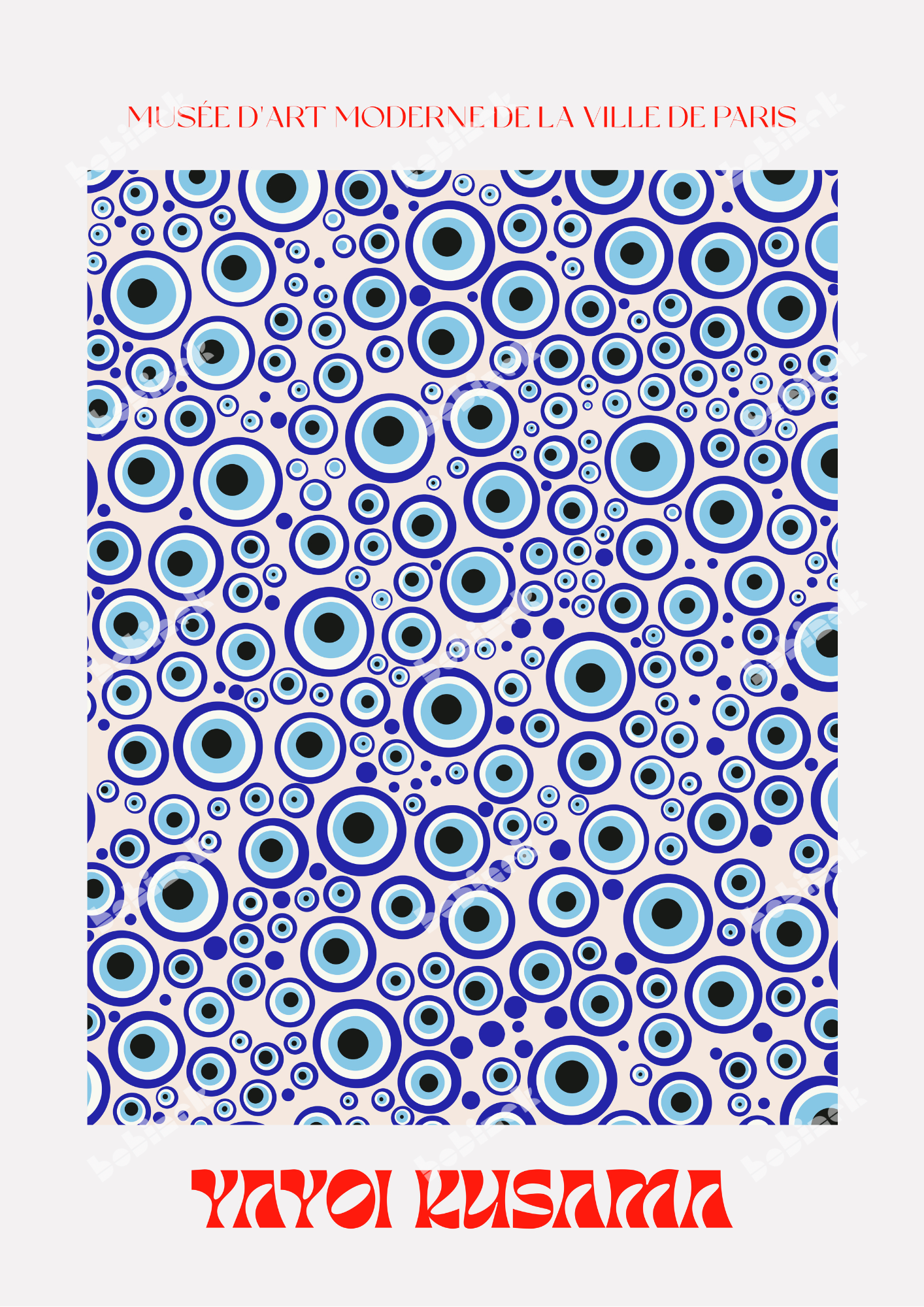 YAYOI KUSAMA BILLABONG ART PRINT