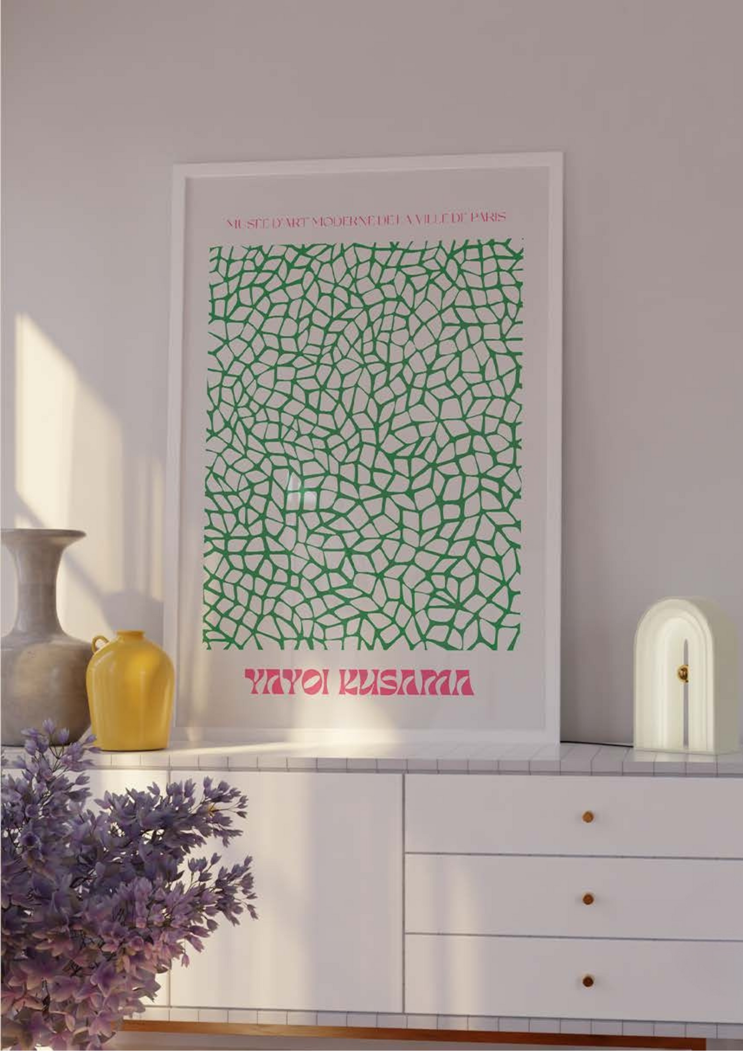 YAYOK KUSAMA JUNGLE ART PRINT