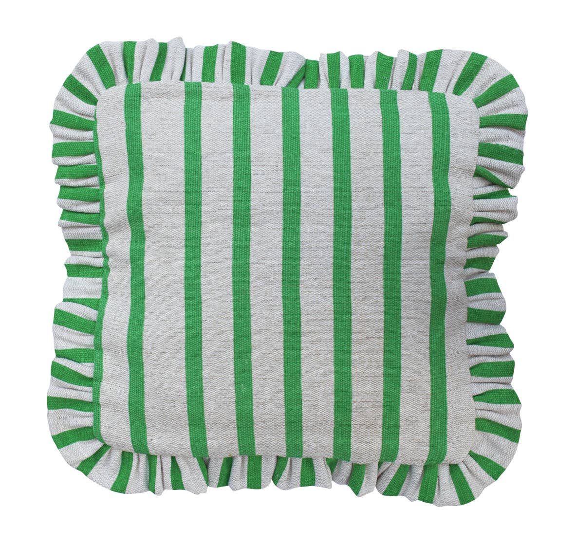 GRASSROOT FRILL CUSHION