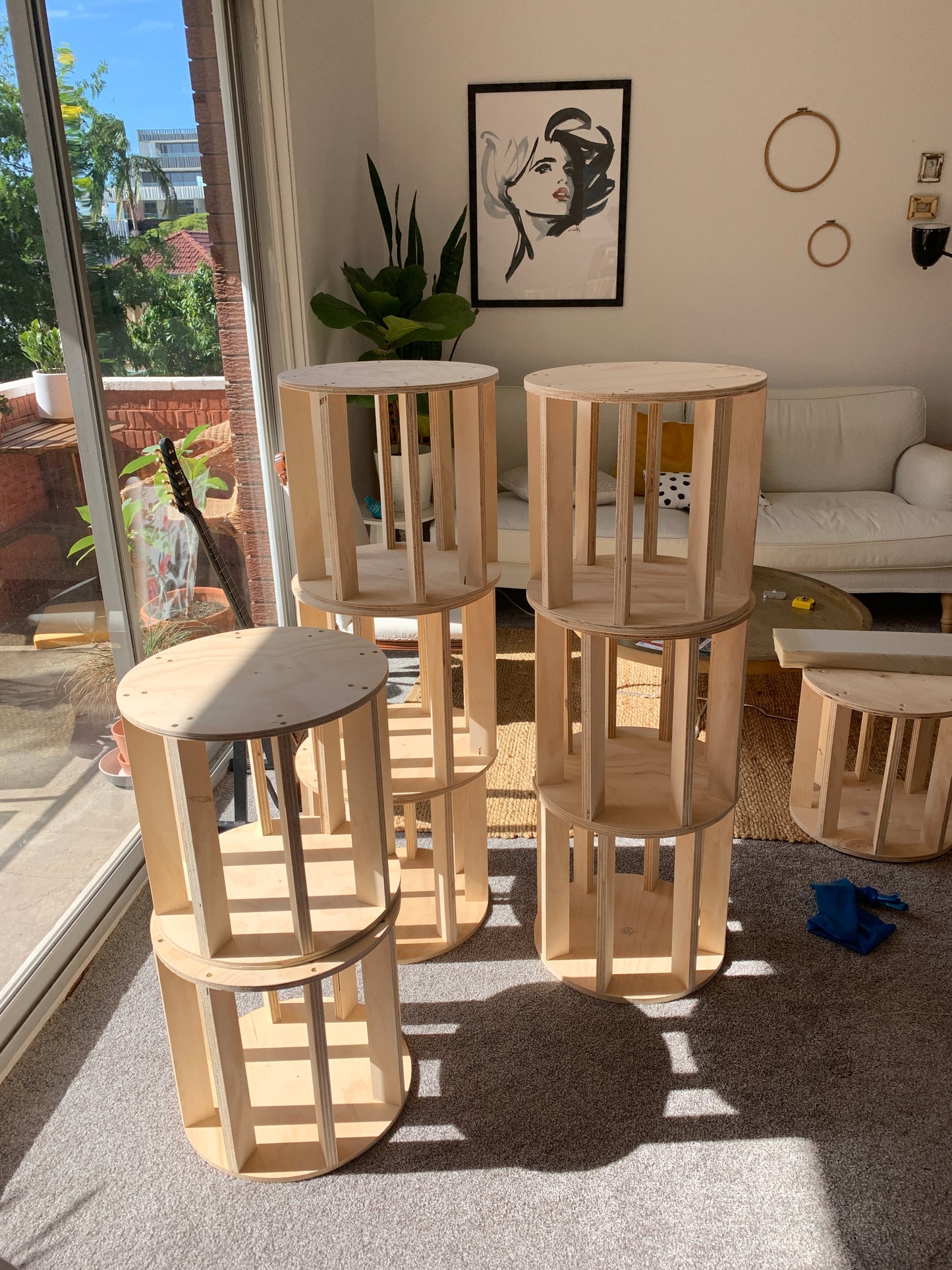 ROUND OTTOMAN UPHOLSTERY WORKSHOP