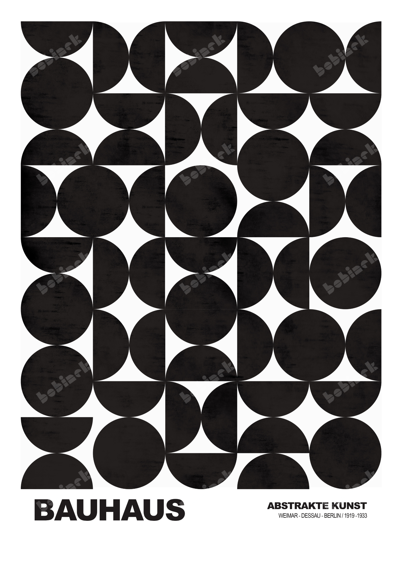 BAUHAUS WINTER ART PRINT