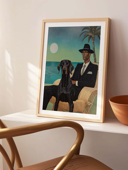 CIGAR BREAK ART PRINT