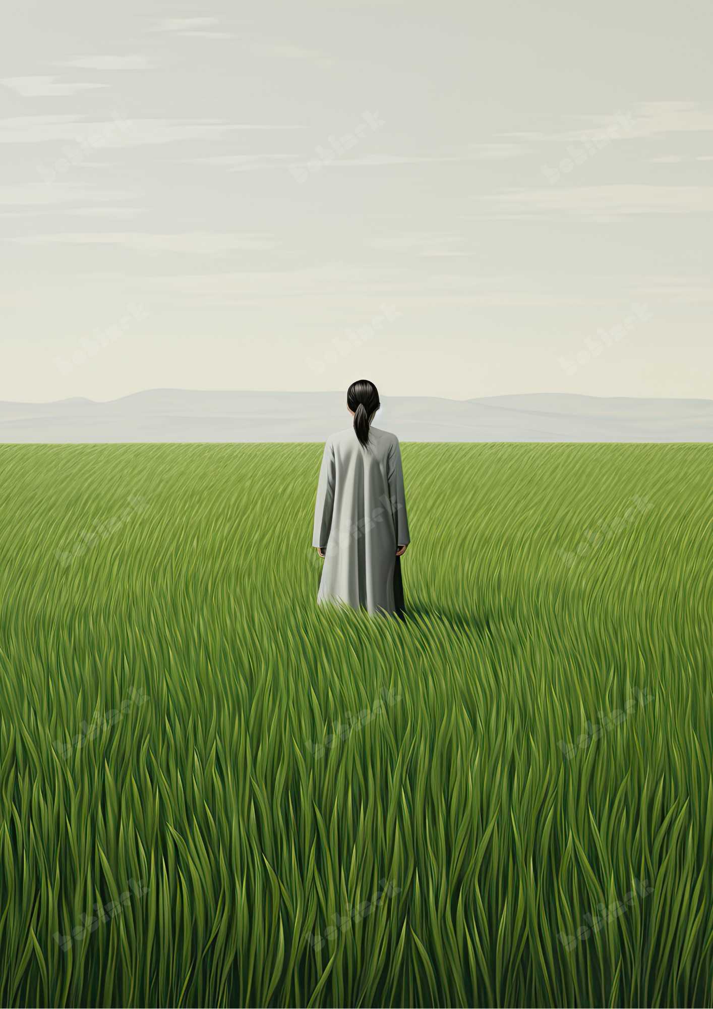 GREEN MEADOW ART PRINT