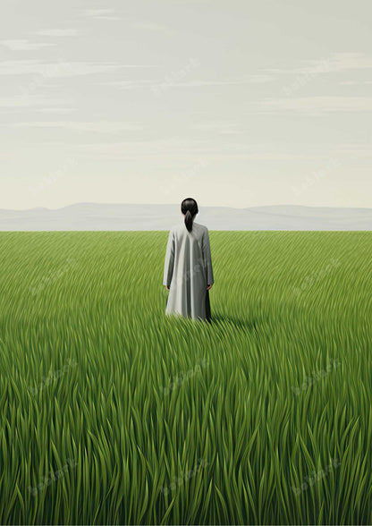 GREEN MEADOW ART PRINT