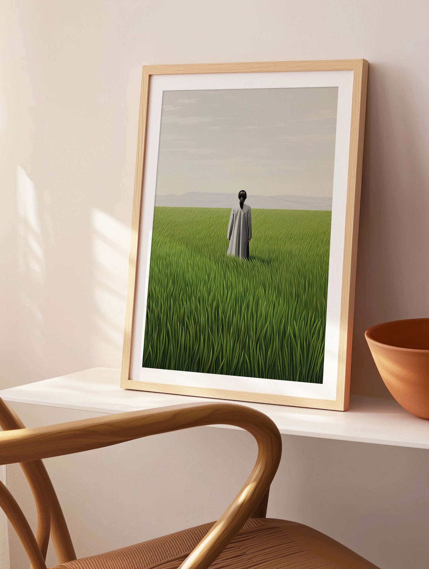 GREEN MEADOW ART PRINT