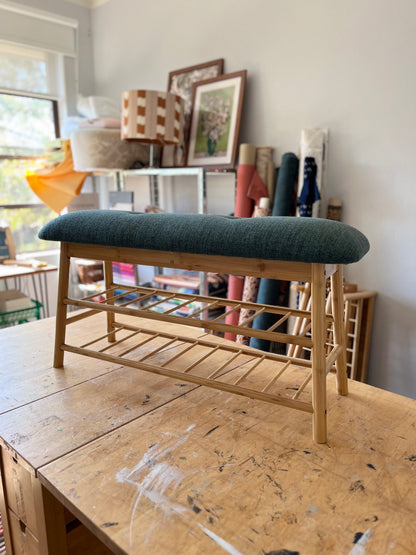 BAMBOO BENCH UPHOLSTERY WORKSHOP (with storage)