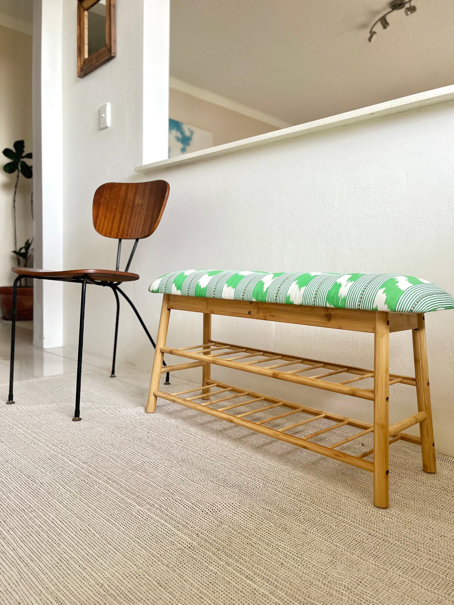 MORNING DEW BAMBOO HALLWAY BENCH