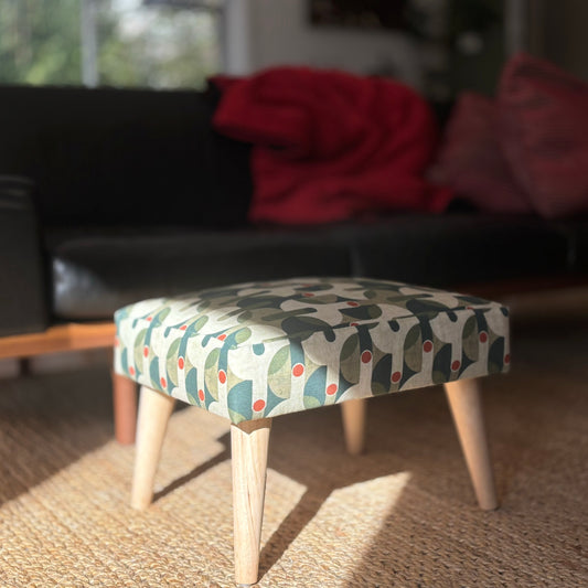 OLIVE RETRO FOOTREST