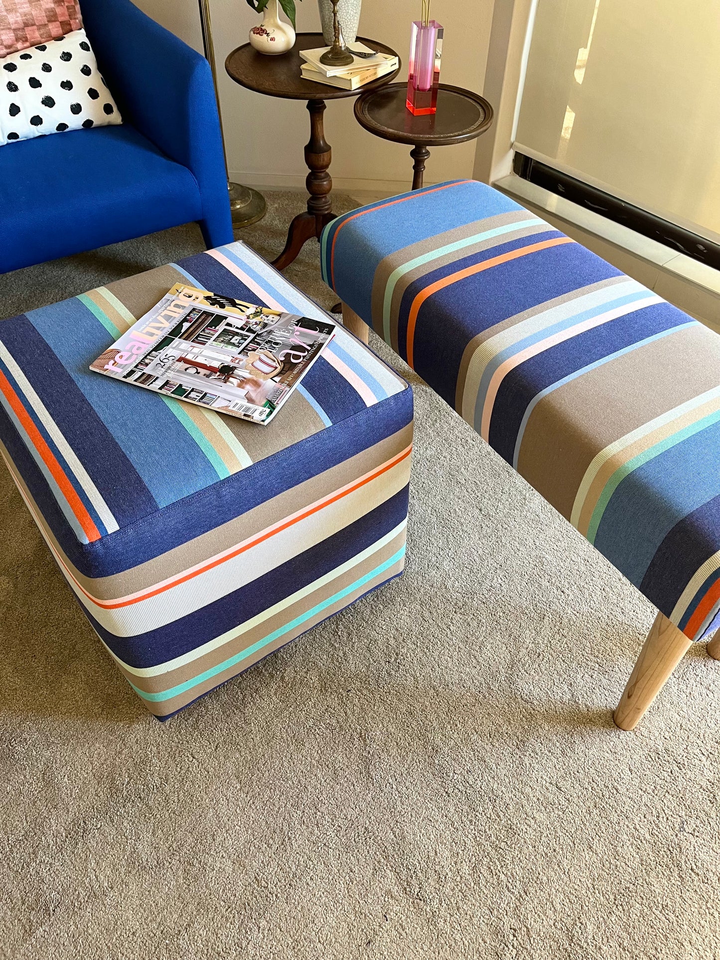 LARGE MAROUBRA SQUARE OTTOMAN