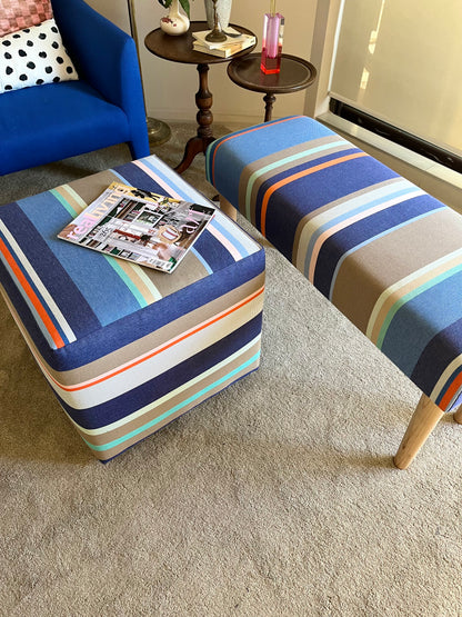LARGE MAROUBRA SQUARE OTTOMAN
