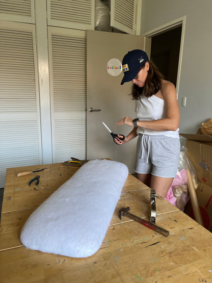 BAMBOO BENCH UPHOLSTERY WORKSHOP (with storage)