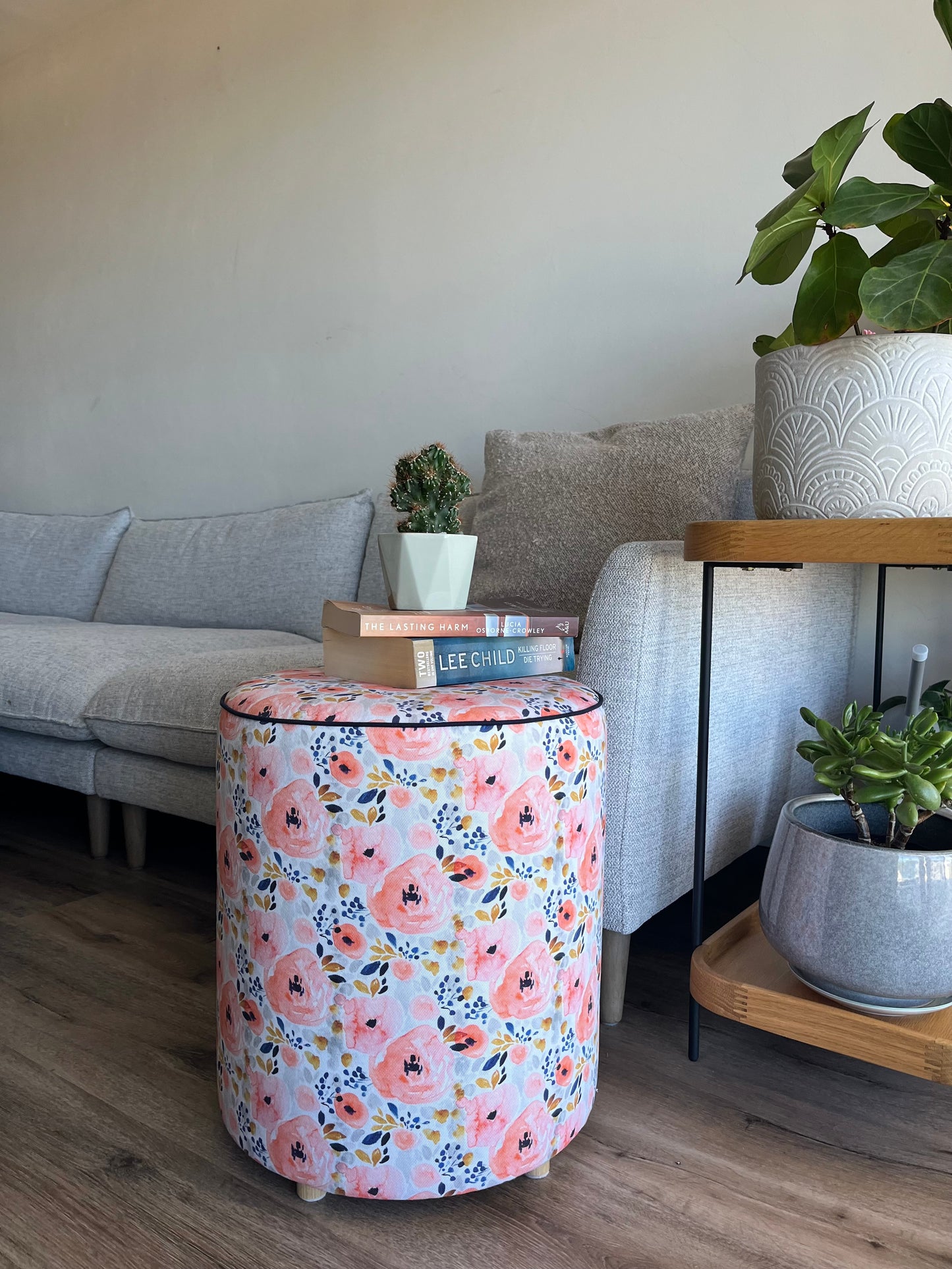 ROUND OTTOMAN UPHOLSTERY WORKSHOP