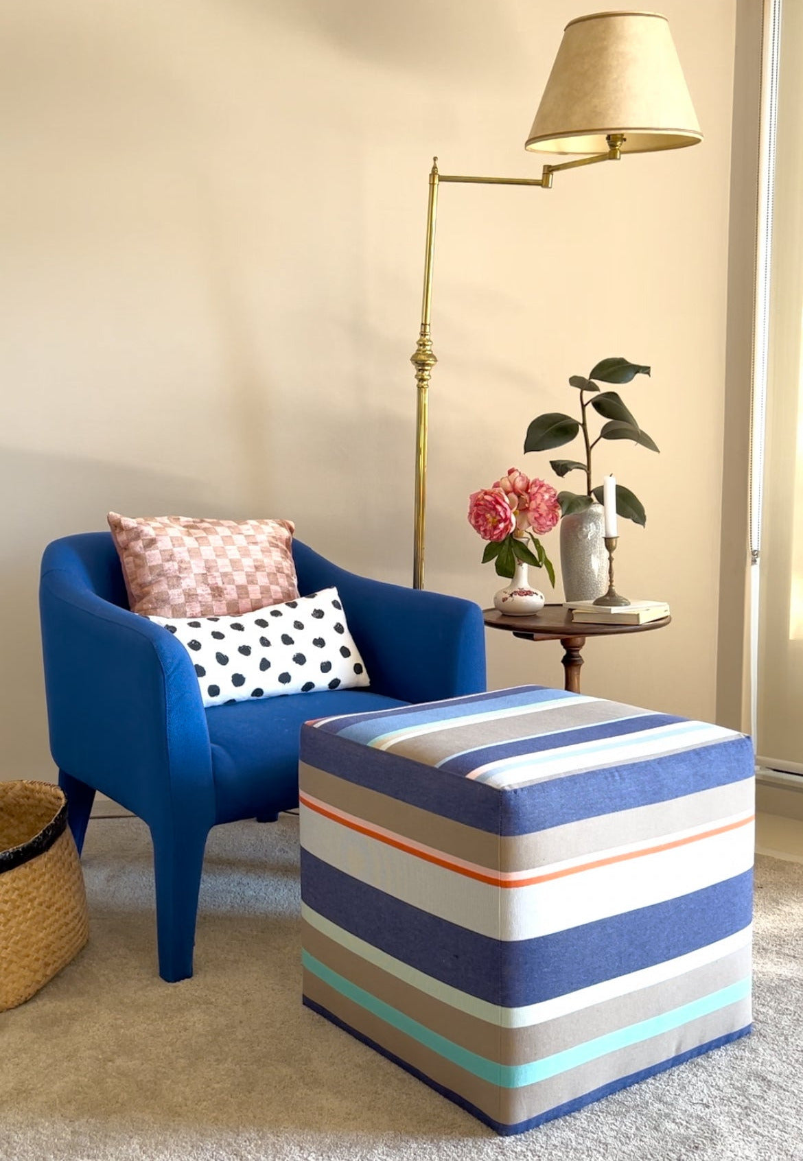 LARGE MAROUBRA SQUARE OTTOMAN