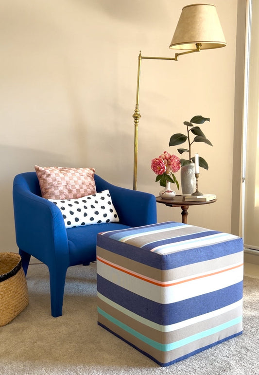 LARGE MAROUBRA SQUARE OTTOMAN