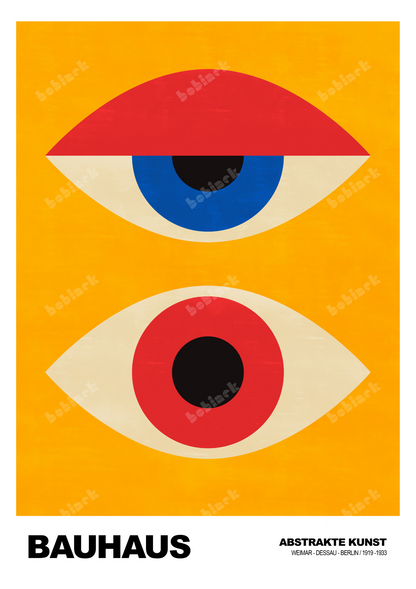 ORANGE EYE ART PRINT