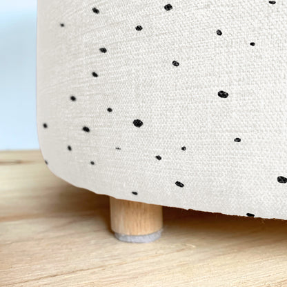 PETITE DOT ROUND OTTOMAN