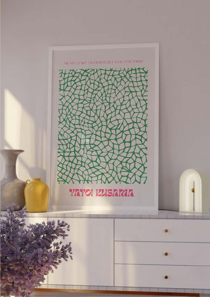 YAYOK KUSAMA JUNGLE ART PRINT