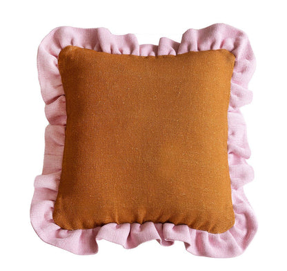 PECAN FRILL CUSHION