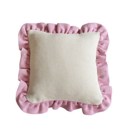 PECAN FRILL CUSHION
