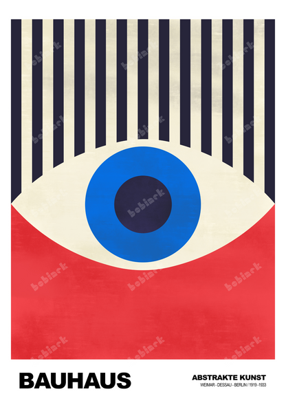 EYE BAUHAUS ART PRINT