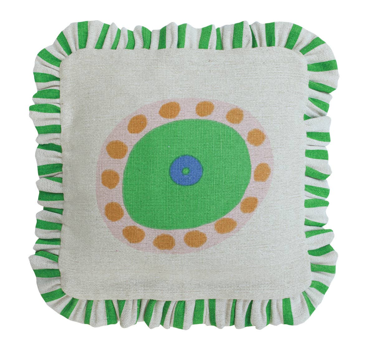 GRASSROOT FRILL CUSHION