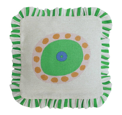 GRASSROOT FRILL CUSHION