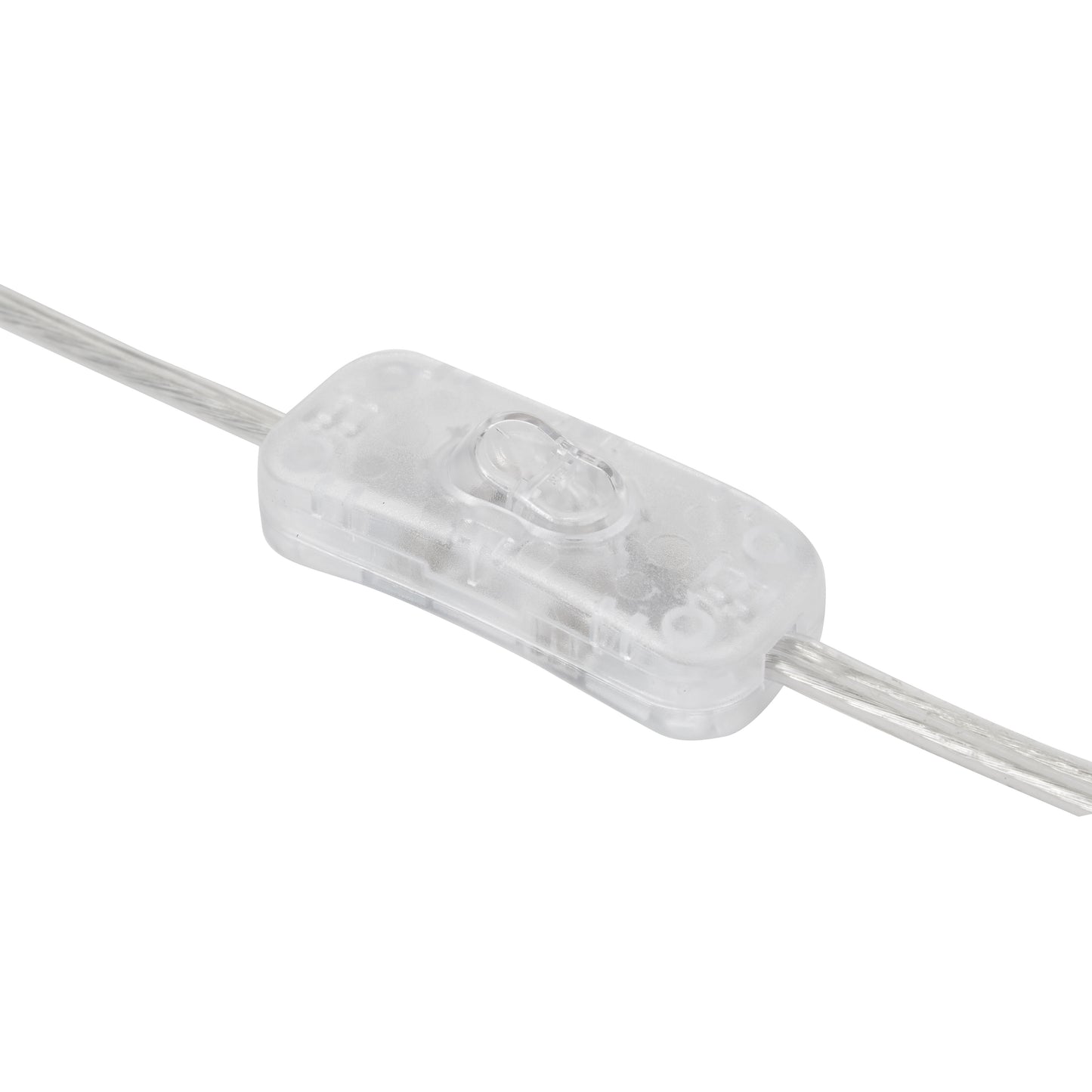 Clear inline switch on Archie table lamp cord