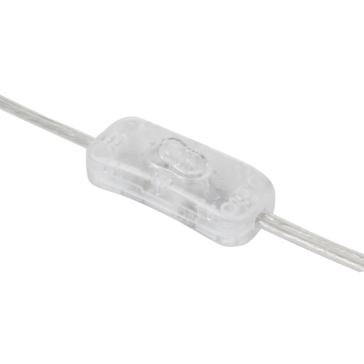 Clear inline switch on Archie table lamp cord