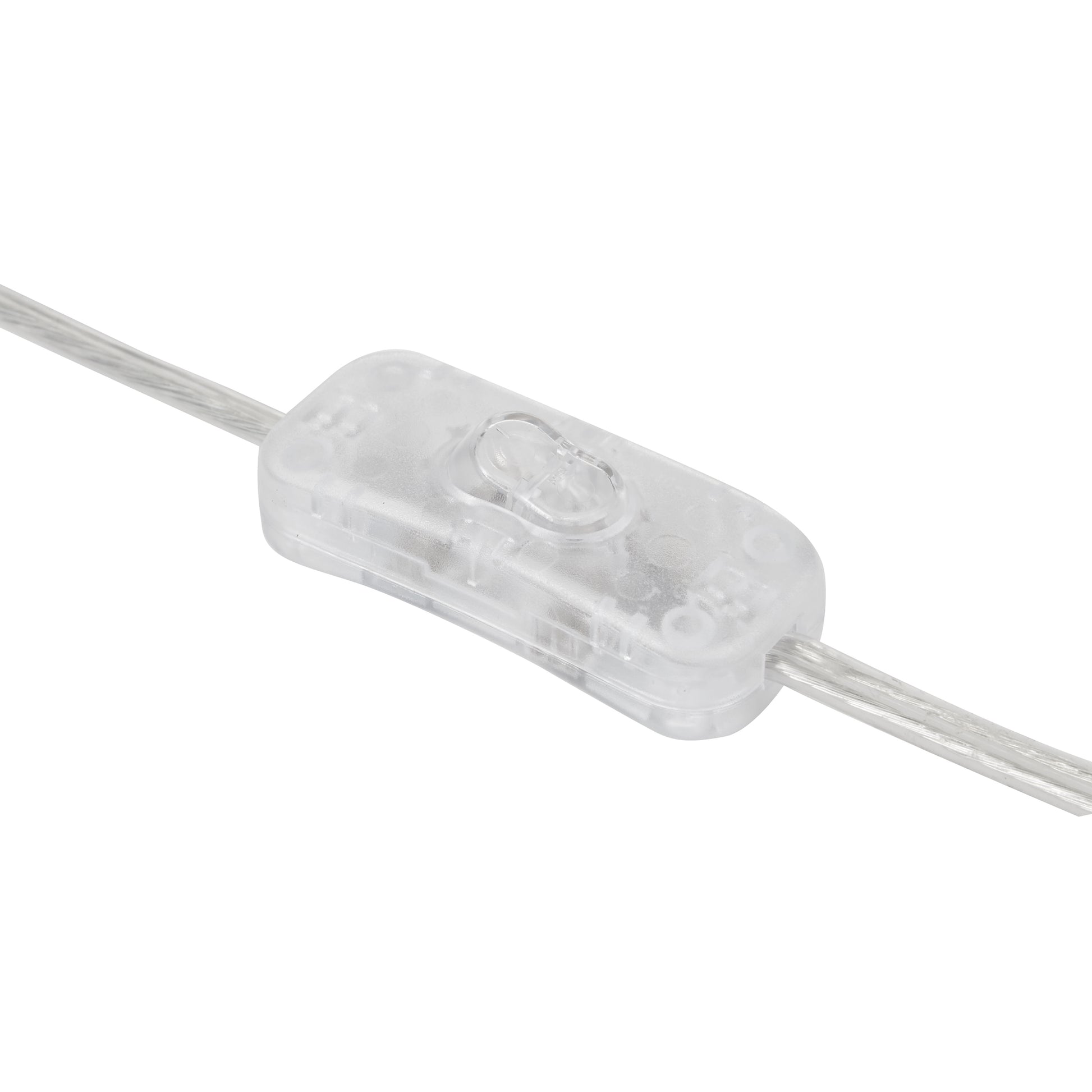 Clear inline switch on Archie table lamp cord