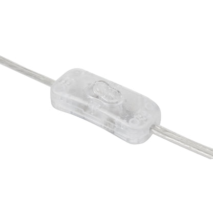 Clear inline switch on Archie table lamp cord