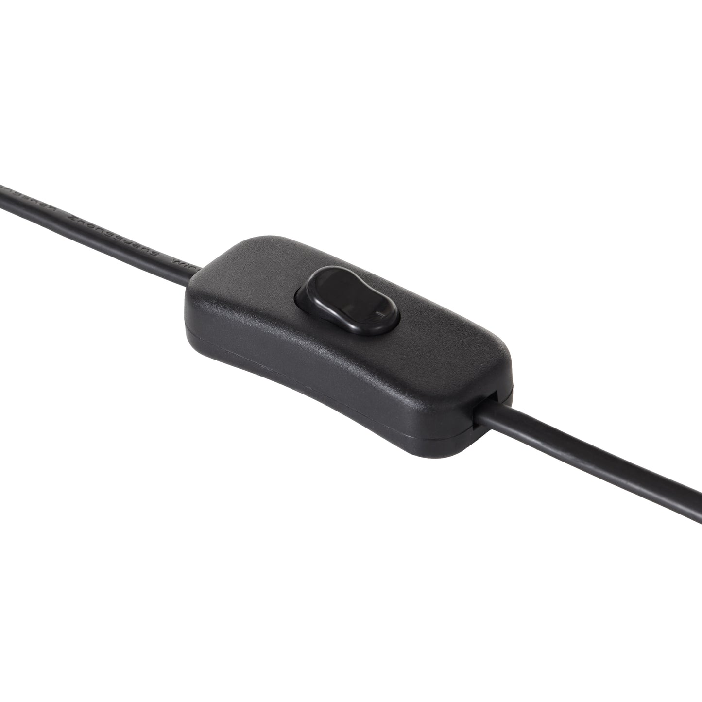 Black inline switch on Haynes table lamp cord
