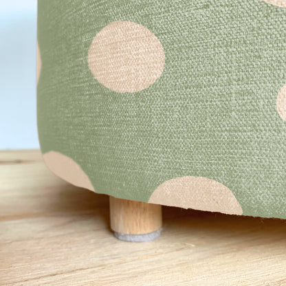 MINT GRANDE DOT ROUND OTTOMAN