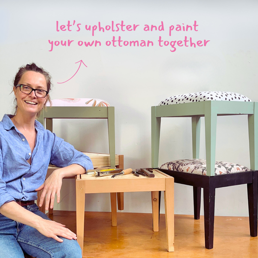 UPHOLSTERY AND FURNITURE PAINTING WORKSHOP COURSE
