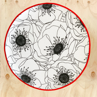 ANEMONES ROUND OTTOMAN