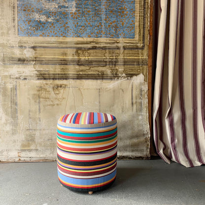 FRENCH DANCE ROUND OTTOMAN