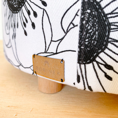 ANEMONES ROUND OTTOMAN