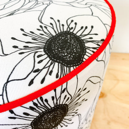 ANEMONES ROUND OTTOMAN