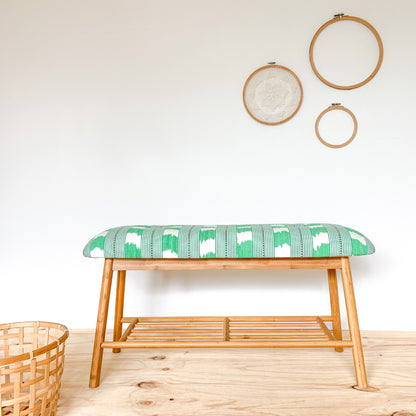 MORNING DEW BAMBOO HALLWAY BENCH